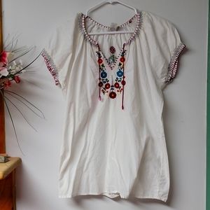 Maurices embroidered casual blouse
